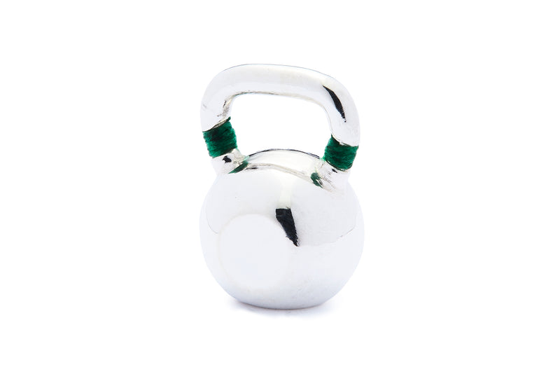 Large Colorblock Kettlebell - Silver