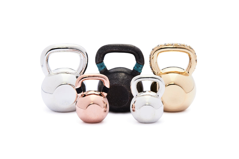 Large Colorblock Kettlebell - Rose Gold