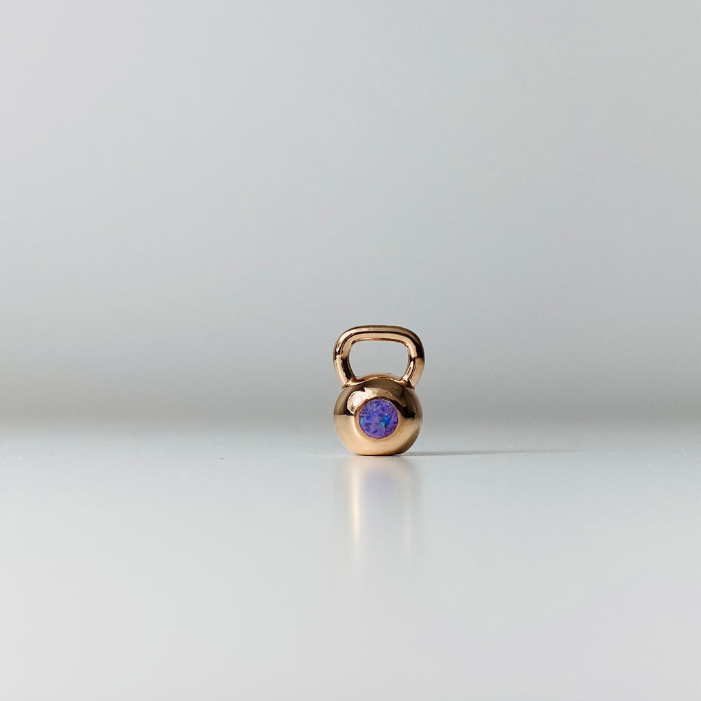 Mini Kettlebell - Rose Gold - Lavender