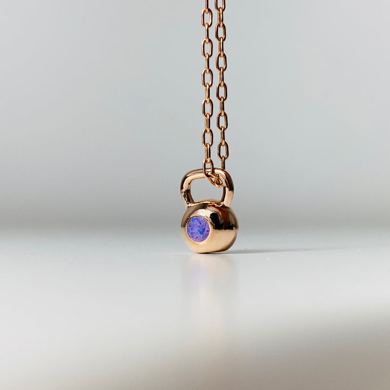 Mini Kettlebell - Rose Gold - Lavender